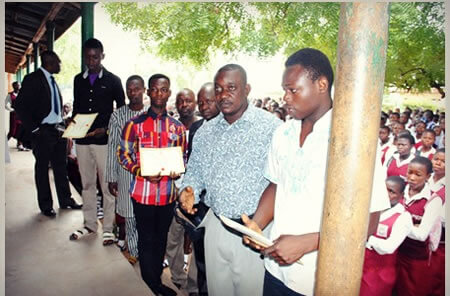 Recipients & Students of Tilley Gyado College at the Tanimu’s Foundation Award Ceremony, 2013