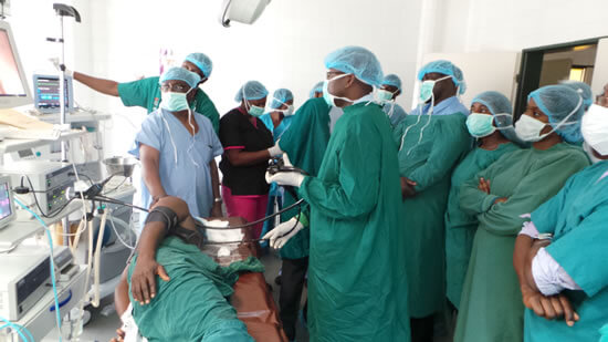 This session offered a practical demonstration of what to look for and how to treat patients with upper gastrointestinal problems. It provided the  much-needed training for doctors who may not get enough exposure to certain procedures. 