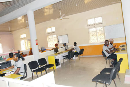 trainees attend computer class