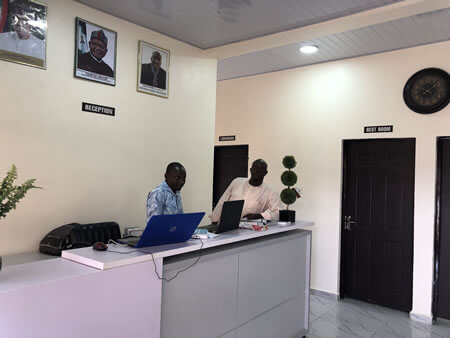 reception and reference librarian