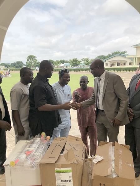 Professor Swande, introducing Dr. Tanimu